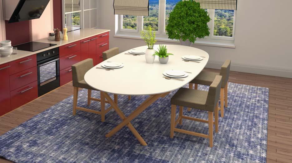 Extendable or Foldable Dining Table